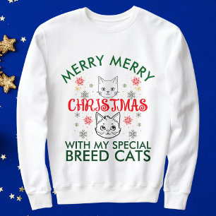 Merry Christmas Outfit Casual Trendy Personalised Sweatshirt