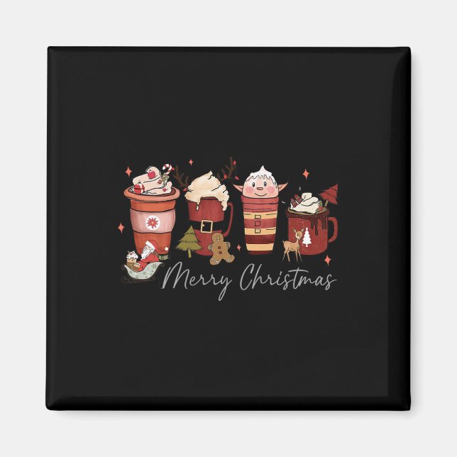 Merry Christmas Outfit Tis The Season Christmas Wo Magnet (Front)