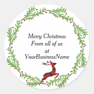 Merry Christmas packaging sticker