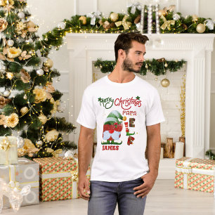 Merry Christmas Papa Elf Men's Basic T-Shirt