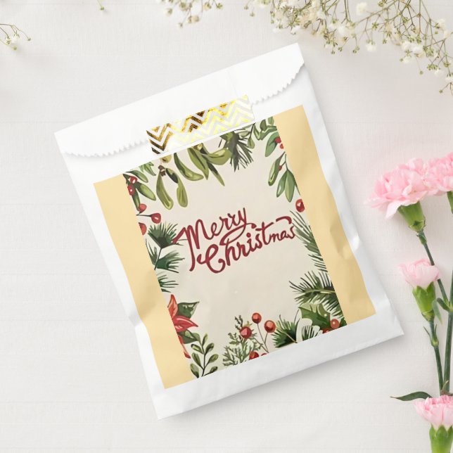 Merry Christmas paper  bag (Sealed)