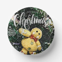 Merry Christmas Paper Bowls