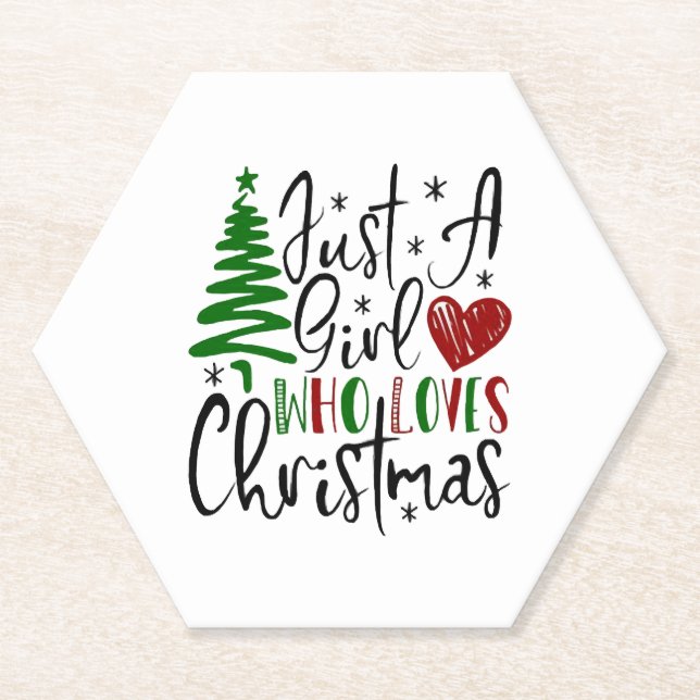 Merry Christmas             Paper Coaster (Front)