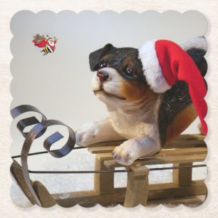 Merry Christmas Paper Coaster