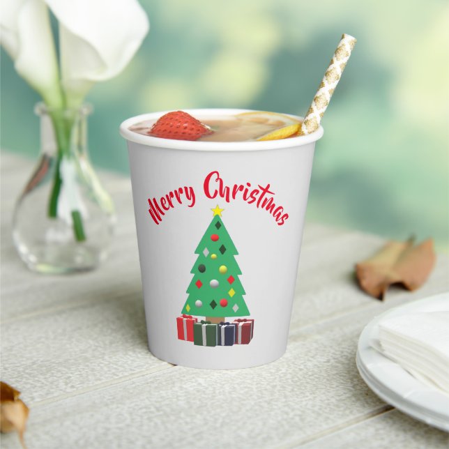 Merry Christmas Paper Cups (Insitu)