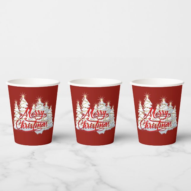 Merry Christmas  Paper Cups (Multi)