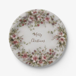 Merry Christmas Paper Plate