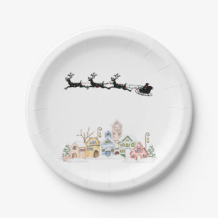 Merry Christmas Paper Plate