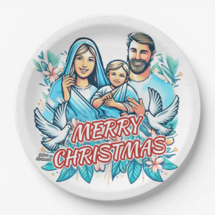 Merry Christmas  Paper Plate