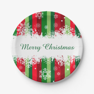 Merry Christmas Paper Plate
