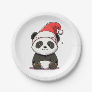 merry christmas paper plate