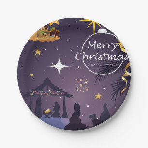 Merry Christmas Paper Plate