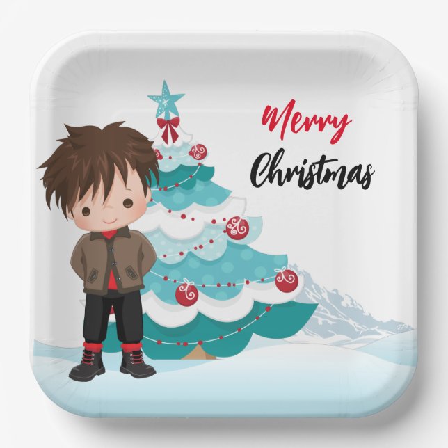 Merry Christmas  Paper Plates (Front)