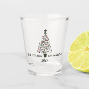 Merry Christmas Party Gift Shot Glass