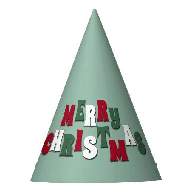 Merry Christmas Party Hat (Front)