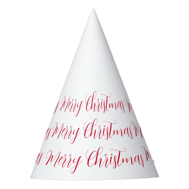 Merry Christmas  Party Hat (Front)