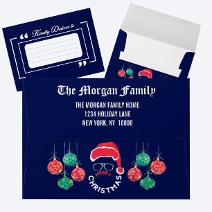 Merry Christmas Party, Merry And Bright Envelope