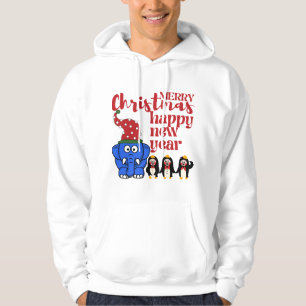 MERRY CHRISTMAS PARTY PRESENTS HAPPY NEW YEAR 2023 HOODIE