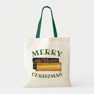 Merry Christmas Pasteles Puerto Rican Banana Cakes Tote Bag