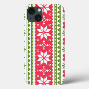 Merry Christmas pattern 3 iPhone 13 Case