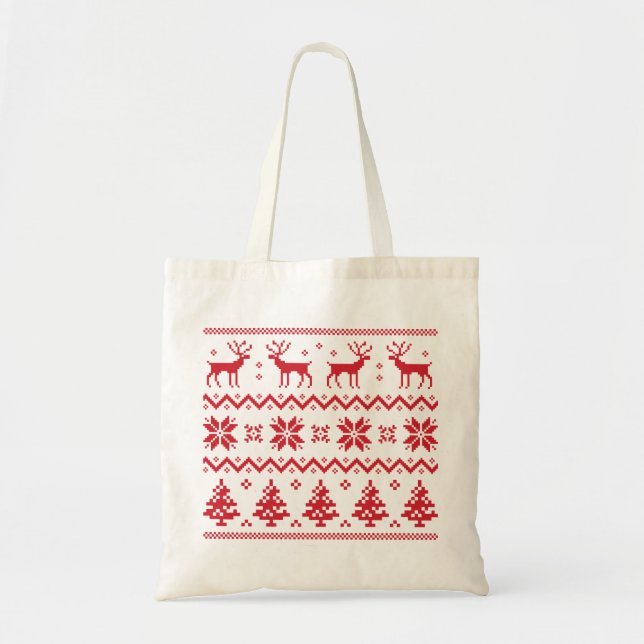 Merry Christmas pattern 4 Tote Bag (Front)