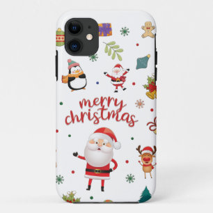Merry Christmas Pattern Case-Mate iPhone Case