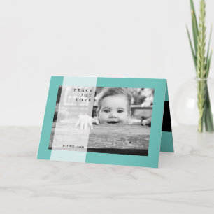 MERRY CHRISTMAS Peace Joy Love Holiday Card