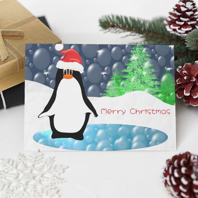 Merry Christmas Penguin - Holiday Card (Creator Uploaded)