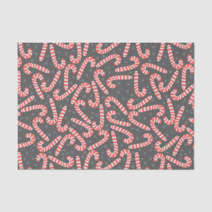 Merry Christmas Peppermint Candy Canes Snowflakes Tissue Paper