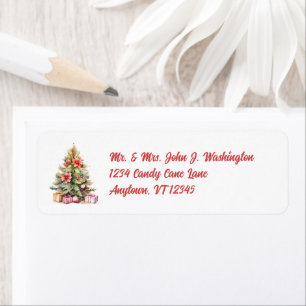 Merry Christmas Personalised Christmas Tree Return