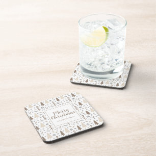 Merry Christmas Personalised Coaster