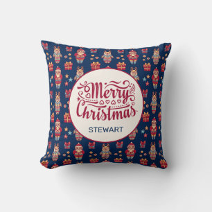 Merry Christmas Personalised Cushion