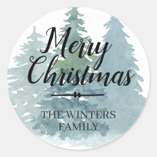 Merry Christmas Personalised Envelope Seal