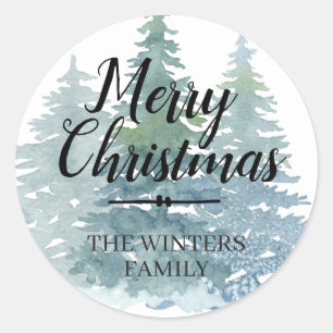 Merry Christmas Personalised Envelope Seal