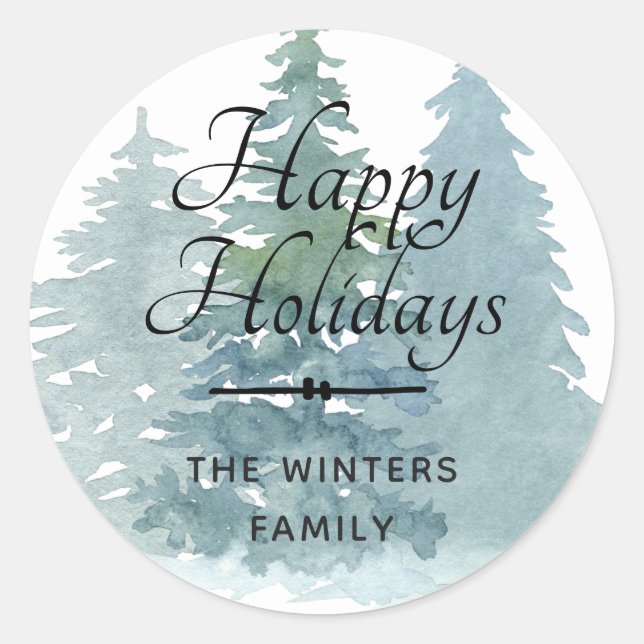 Merry Christmas Personalised Envelope Seal (Front)