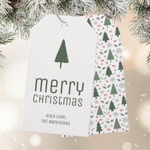 Merry Christmas Personalised Gift Tags