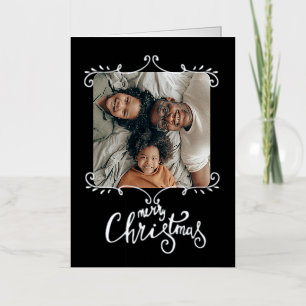  Merry Christmas Personalised Photo Foil Holiday Card