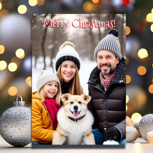 Merry Christmas   Personalised Photo Holiday