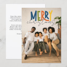 Merry Christmas Personalised Photo