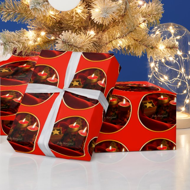 Merry Christmas Personalised Wrapping Paper (Holidays)