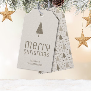 Merry Christmas Personalized Gift Tags