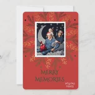Merry Christmas Personalized Holiday Card