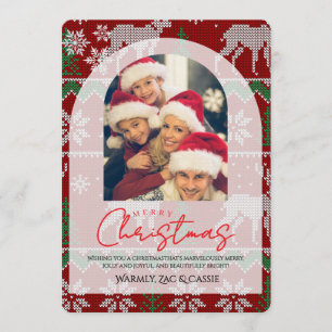 Merry Christmas Personalized Photo Card