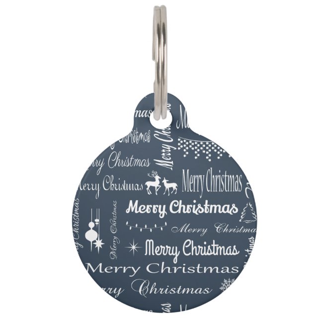 Merry Christmas Pet Tag (Front)