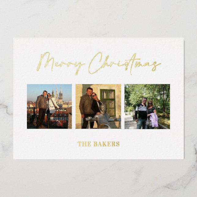 Merry Christmas Photo  (Front)