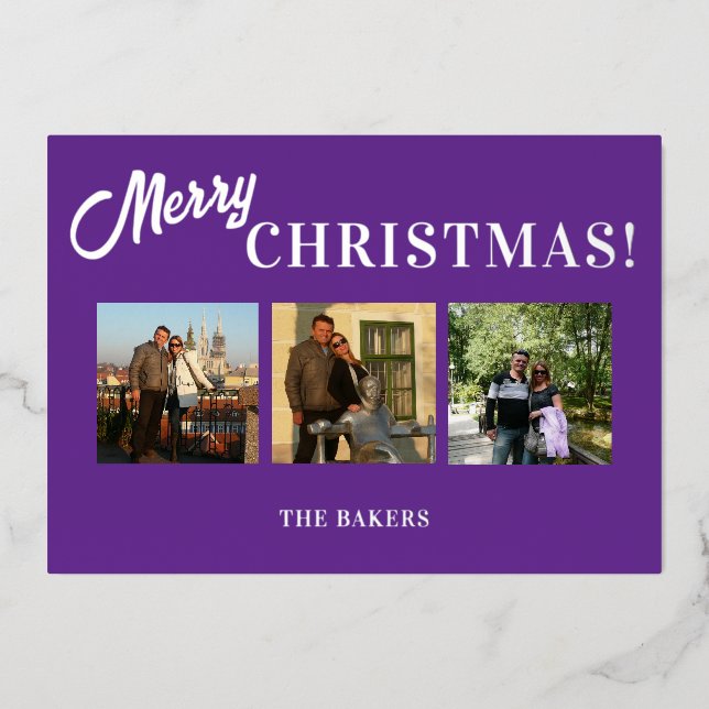 Merry Christmas Photo  (Front)