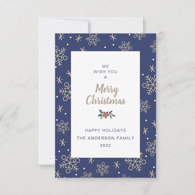 Merry Christmas photo card (Front)