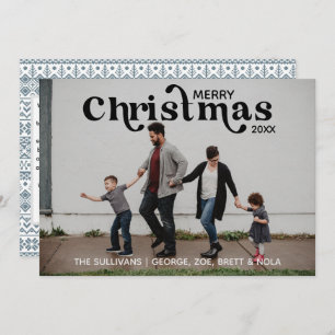 Merry Christmas Photo Card