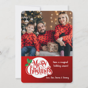 Merry Christmas Photo Card
