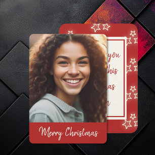 Merry Christmas Photo Cards – Red Star Design